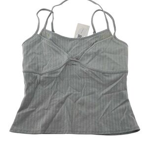 Reformation Light Gray Strappy Camisole